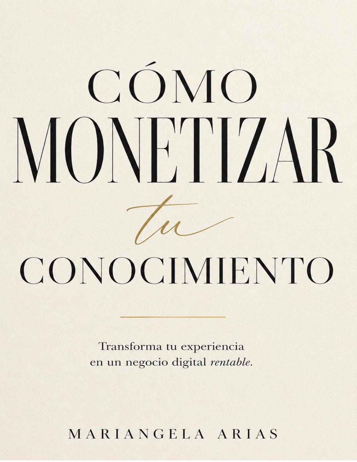 COMO MONETIZAR TU CONOCIMIENTO